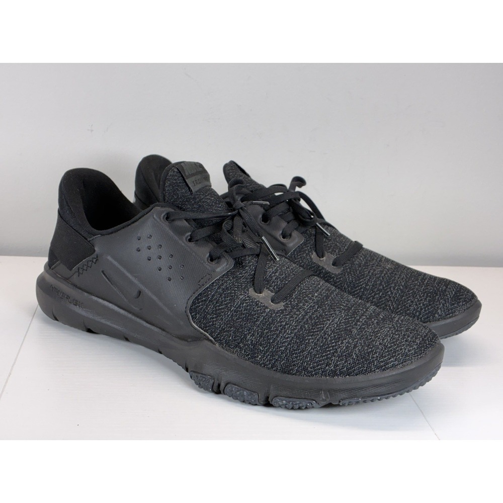 Size 13 - Nike Flex Control TR3 Triple Black Men's Shoes